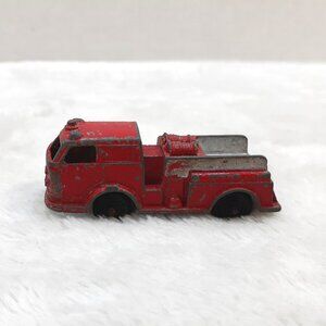 Vintage Tootsie Toy Pumper Fire Truck Red Tootsietoy Chicago